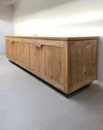 Natural Teak Entertainment Unit - 180cm Length