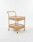 Alani Rattan Bar Cart - Natural
