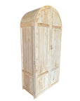 Arch Timber Wardrobe - Shelves + Hanging