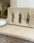 Chaya Indian Arch Timber Mirror