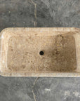 Hammered marble stone basin – Paradise Living Co.