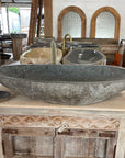 River stone basin – 96 x 47 x 15cm – Paradise Living Co.