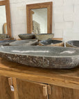 River stone basin – 106 x 48 x 15cm – Paradise Living Co.