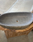 River stone basin – 87 x 41 x 15.5cm – Paradise Living Co.