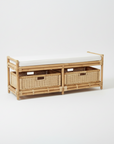 Gratitude Rattan Bench Seat