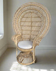 Royal Peacock Rattan Chair | Made To Order