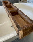 Ornate Teak Bath Caddy Box