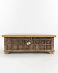 Indian Timber + Metal Dowry Chest 06