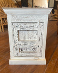Indian White Wash Timber Vanity 03 - 60cm Length