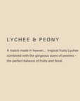 Medium Drift Trading Co. Soy Wax Candle - Lychee & Peony
