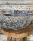 River stone basin – 38.5 x 30 x 14cm – Paradise Living Co.