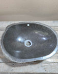 River stone basin – 40 x 30cm – Paradise Living Co.