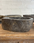River stone basin – 44 x 32.5 x 15cm – Paradise Living Co.