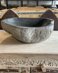 River stone basin – 43 x 33.5 x 14.5cm – Paradise Living Co.