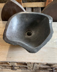River stone basin – 36.5 x 38 x 15cm – Paradise Living Co.