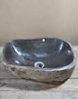 River stone basin – 42 x 30cm – Paradise Living Co.
