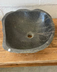 River stone basin – 36 x 36 x 15cm – Paradise Living Co.