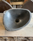 River stone basin – 38 x 34.5 x 16.5cm – Paradise Living Co.
