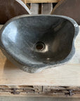River stone basin – 43 x 33.5 x 14.5cm – Paradise Living Co.
