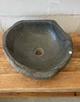 River stone basin – 38 x 36 x 17cm – Paradise Living Co.