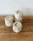 Natural Marble Stone Tealight Candle Holder 15cm