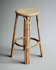 Natural Rattan Cafe Counter Stool | Made To Order