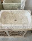 Marble stone basin – rectangle – Paradise Living Co.