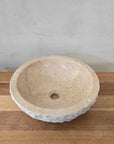 Marble stone basin – round – Paradise Living Co.