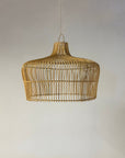 Natural Zari Rattan Pendant 50cm Dia