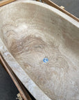Oval Full Polished Onyx Stone Bath | Made To Order