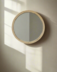 Round Rattan Mirror 120cm