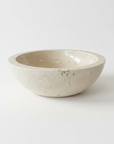 Round Beige Marble Stone Basin 02
