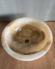 Onyx stone basin – round – Paradise Living Co.