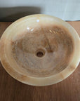 Onyx stone basin – round – Paradise Living Co.