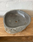 River stone basin – 49 x 44.5 x 16cm – Paradise Living Co.