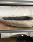 River stone basin – 61 x 39.5 x 14cm – Paradise Living Co.