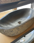 River stone basin – 64 x 37.5 x 16cm – Paradise Living Co.