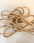Rattan Adult Clothes Hanger - Set of 5