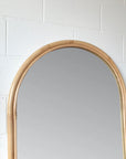 Arch Rattan Mirror 80x180cm