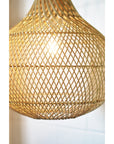 Drop Rattan Pendant | Made To Order