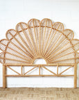 Flower Petal Rattan Bedhead | Assorted Sizes
