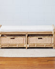 Gratitude Rattan Bench Seat