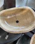 Polished onyx stone basin – oval – Paradise Living Co.