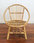Little One Round Rattan Chair
