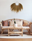 Natural Bangalow Split Cane 3 Seater Lounge | Made To Order