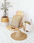 Natural Rattan Beach Lounger | Made To Order