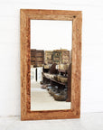 Rustic Teak Full Length Mirror 100x180cm