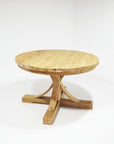 Round Teak Dining Table 120cm Dia