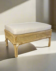 Villa Rattan Foot Stool | Made To Order