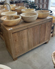 Natural Teak Vanity 120cm